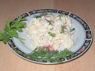 Салат из крабовых палочек