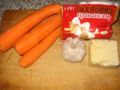 Салат морковный острый