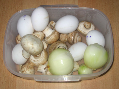 Яйца, фаршированные грибами