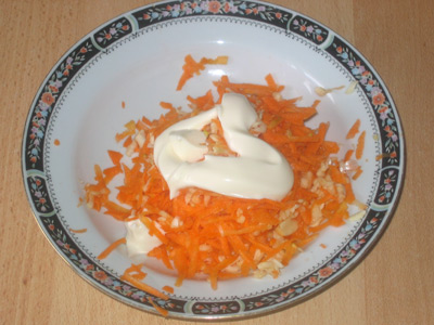 Морковь с чесноком