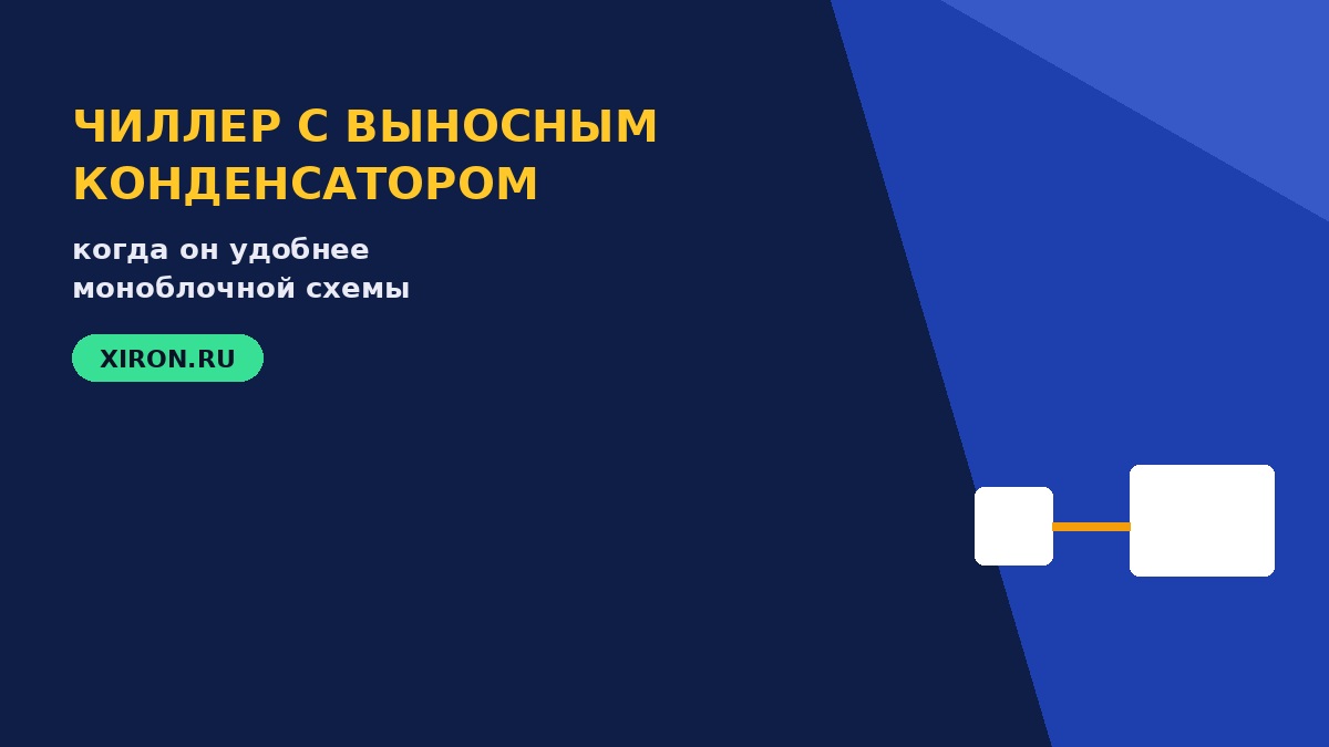 Чиллер с выносным конденсатором