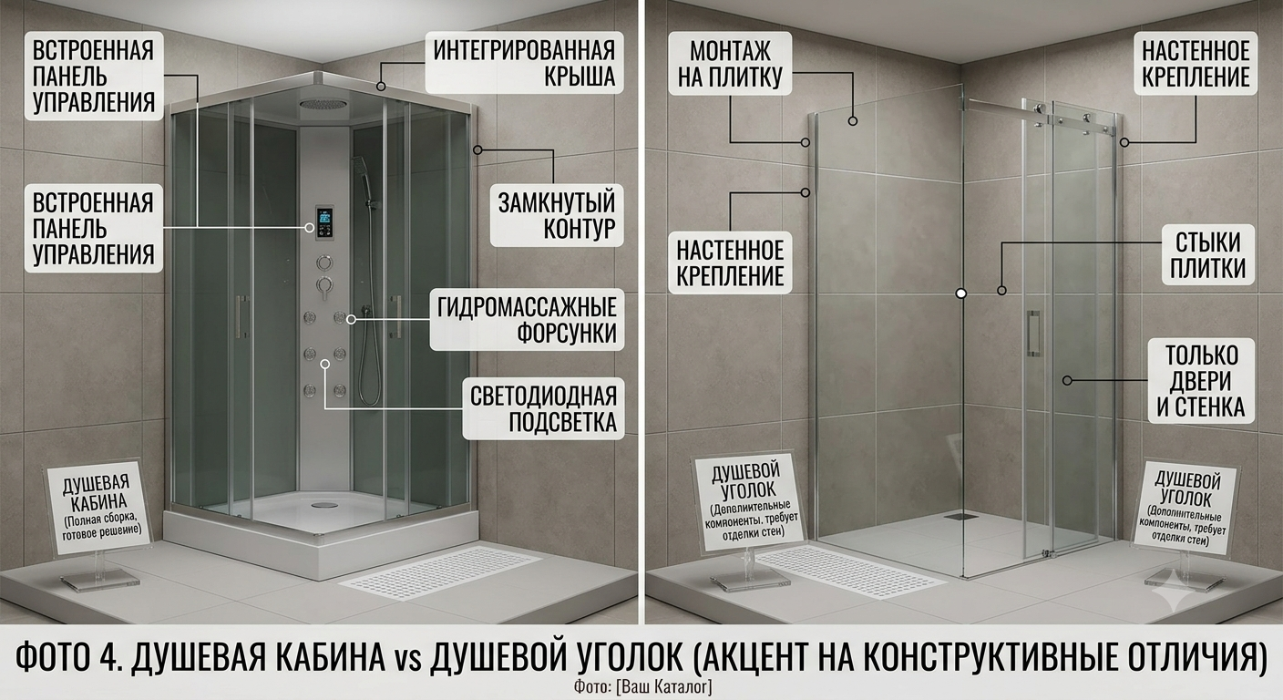 Правильно выбрать душевую кабину для дома